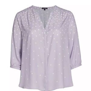 NYDI 
Pintuck Dotted Blouse